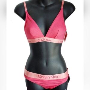 Calvin Klein Bralette & Bikini Panty Set, M & L